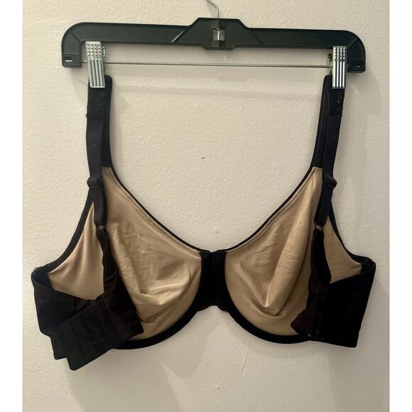 Olga 35519 Lace Sheer Leaves Underwire Minimizer Bra Size 42D - Picture 3 of 4